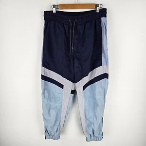 Lorna Jane Luxe Athletic Jogger Trackpants Womens L Colourblock Drawstring Waist - Picture 1 of 5