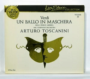 ARTURO TOSCANINI, HERVA NELLI - VERDI Un Ballo in Maschera - RCA 2xCDs NM - Picture 1 of 2