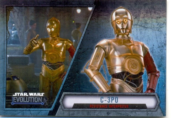 2016 Star Wars Evolution Silver Parallel Card 74 - C-3PO - Image 1 of 1