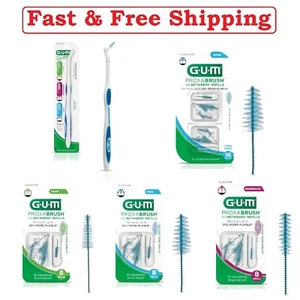 GUM Proxabrush Go-Betweens Refills, Compatible with GUM Permanent Handle - Picture 1 of 10