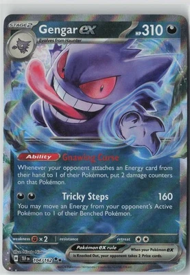 Gengar ex Double Rare SV05: Temporal Forces 104/162 NM - Image 1 of 2