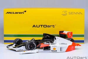 AUTOART 1991 McLaren Honda MP4/6 #1 Senna (without McLaren logo) 1:18*New!*NICE! - Picture 1 of 17