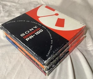 Menge 3 Sony PR-150 7" Spule zu Spule 1/4" 1800 Fuß Band - Bild 1 von 2