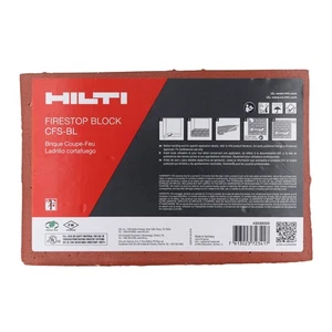 HILTI 2030020 FIRESTOP-BLOCK-CFS-BL FEUERSCHUTZBLOCK - Bild 1 von 2