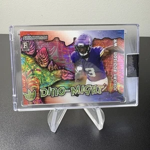 2023 Wild Card Alumination Dino-might Jordan Addison 1/1 Minnesota Vikings - Picture 1 of 2