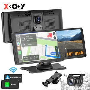 10.26" Wireless Carplay Car Stereo Android Auto SAT NAV Radio + Reversing camera - Picture 1 of 15