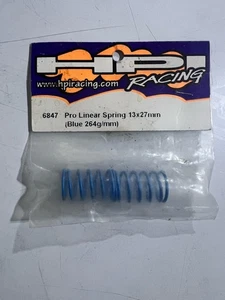 HPI 6847 Pro Linear Spring, 13x27mm, Blue, 264g/Mm, 1/10 Scale Nitro Touring RS4 - Picture 1 of 1
