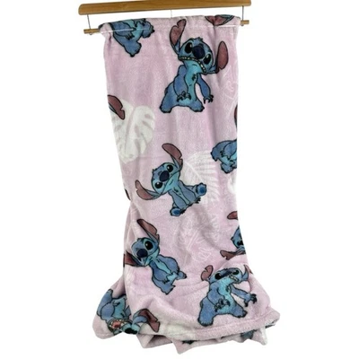 Disney Stitch плед розовый синий 50 дюймов x 70 дюймов - Изображение 1 из 3