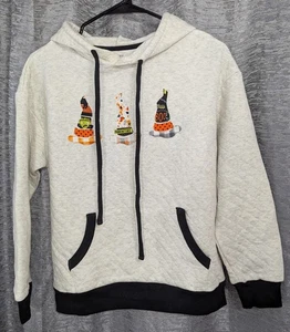 Land's End Women's Hoodie Halloween Gray M - Picture 1 of 4