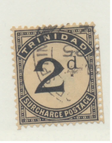 Trinidad Stamp Scott #J12, Used Cover