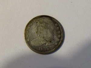1835 Capped Bust Dime in AG/G About Good / Good Condition - Picture 1 of 2
