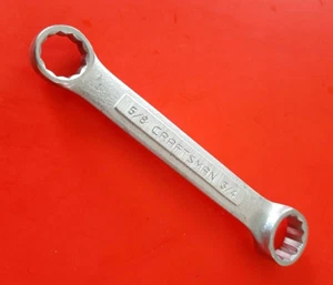 MINT! Craftsman USA -VV- 5/8 X 3/4" 12 Point Stubby Offset Box Wrench 43865 - Picture 1 of 11