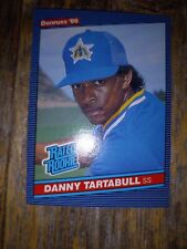 1986 Donruss Rated Rookie Danny Tartabull Seattle Mariners Baseball Team Card 38