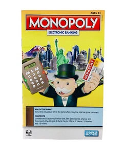 2008 Monopoly Electronic Banking US Cities Edition gioco MANUALE ISTRUZIONI - Foto 1 di 2