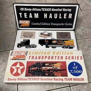 1993 Davey Allison #28 Havoline Racing Team Hauler/Transporter RCCA 1:64 Scale - Picture 1 of 9