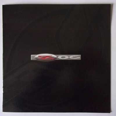 CHEVROLET CORVETTE Z06 оригинал 2000 США Mkt большой формат продажи брошюра - Изображение 1 из 4