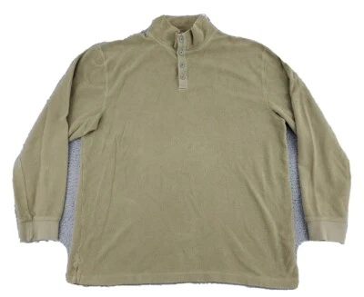 Suéter The Territory Ahead Para Hombre Extra Grande Verde Cuello Simulado Henley Adulto  Foto 1 de 4