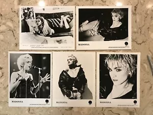MADONNA - Vintage 80's 8x10 Black & White GLOSSY Photo Picture Images - Picture 1 of 6