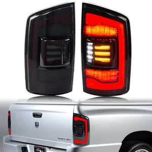 LED Tail Lights for Dodge Ram 3rd Gen 2002-2005 Sequential Signal Rear Lamps - Picture 1 of 5
