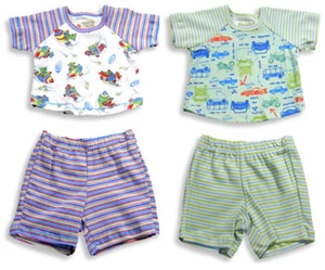 Pepper Toes by Baby Lulu Newborn Infant Baby Boy's Short Sleeve Short Set - Picture 1 of 5