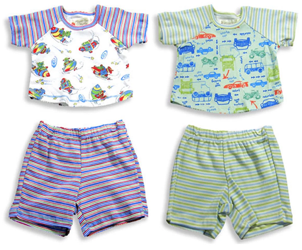 Pepper Toes by Baby Lulu Newborn Infant Baby Boy's Short Sleeve Short Set - Image 1 of 1