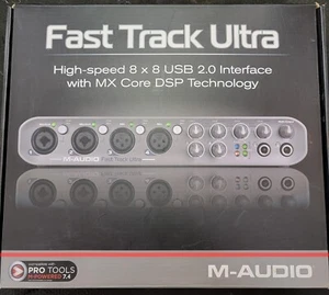 Used M-Audio Fast Track Ultra 8x8 With Box, Manual, P/S - Picture 1 of 16