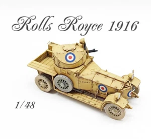 Pro Built rolls royce 1916 SKALA 1/48 - Zdjęcie 1 z 8