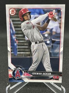 2018 Bowman Draft Jeremiah Jackson Rookie Los Angeles Angels #BD-51