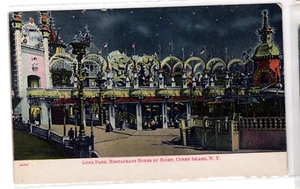Luna Park, Resturant Boxen bei Nacht, Coney Island NY, Made in Germany, unbenutzt - Bild 1 von 2