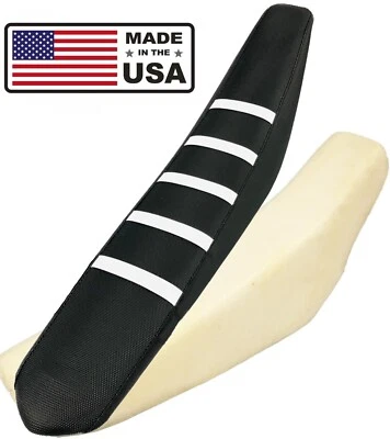 Cubierta de asiento alta acanalada KAWASAKI y espuma KLX140 2008-2023 Foto 1 de 3