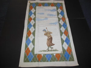 TOALLA DE GOLF - Mujer Golfista Retro NUEVA - Imagen 1 de 3