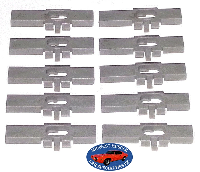 NOSR Cadillac Buick Vinilo Landau Tapa Suave Borde Moldura Clips 10 un. OY  Foto 1 de 4