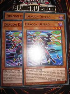 YU-GI-OH! COM PLAYSET (LOT DE 4) DRAGON DEFRAG FLOD-FR011 NEUF ED 1 FRANCAIS - Picture 1 of 1