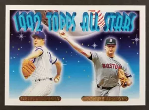 Greg Maddux & Roger Clemens 1993 Topps Gold Baseball Card #409 (NM) - Foto 1 di 2