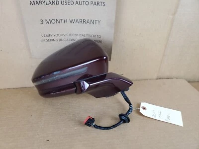 Espejo retrovisor exterior del lado del pasajero Lincoln MKC 2015-2019 rojo borgoña pintura R3 Foto 1 de 4