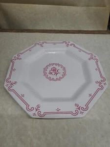 Castleton Plymouth Rose Dinner Plate 10 1/2" Pink Independence Ironstone Japan - Picture 1 of 5