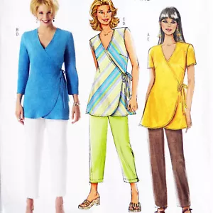 Sewing Pattern Top and Pants 16 18 20 22 Side Tie Closing Uncut B4553 - Picture 1 of 5