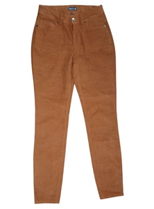 Toad & Co Karuna Corduroy Skinny Pants Womens 0 Brown Sugar Organic Cotton Hemp - Picture 1 of 7