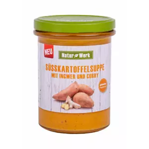 Naturwerk Süßkartoffel-Suppe mit Ingwer und Curry 385ml - Suppe Lausitzer - Bild 1 von 1