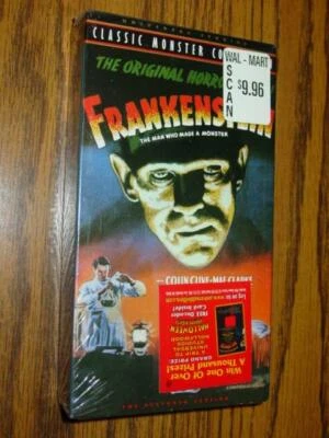 Universal Studios Monsters - FRANKENSTEIN - Original Horror Movie VHS (SEALED) Foto 1 de 2