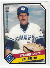 1989 TCMA Syracuse Chiefs (Class AAA-Toronto Blue Jays) Sal Butera