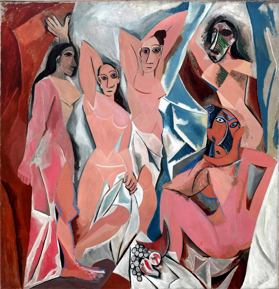 PABLO PICASSO THE LADIES OF ANIGNON Cubism Art Giclée Print Fine canvas 2000-Now - Image 1 of 1