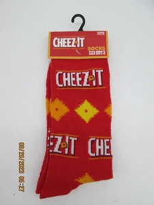 Cheez It Crew Length Socks Mens Shoe Size 6-12 NEW E1 - Picture 1 of 4