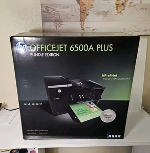HP OfficeJet 6500A Plus Printer. Bundle Edition. New, Sealed In Box. - Picture 1 of 6