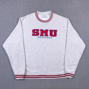 Southern Methodist University SMU Champion Reverse Weave Sweatshirt Mens XL - Picture 1 of 9
