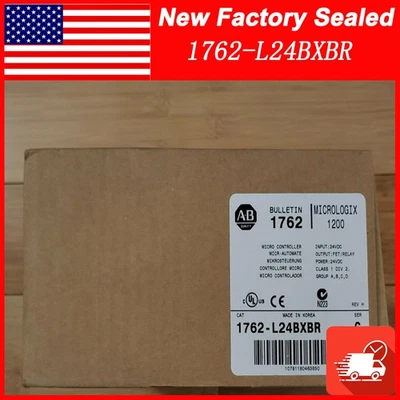 AB 1762-L24BXBR /C MicroLogix 1200 PLC Processor / New In Box us free tax - Image 1 of 4