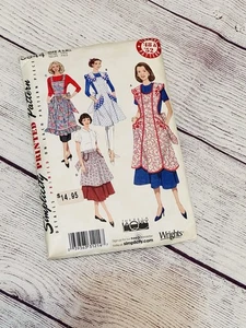 Simplicity 3544 Retro Style Set of Aprons 4 Styles With Pockets Size S-M-L - Picture 1 of 4