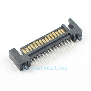 10Pcs Sata 15P 15 Pin DIP Type Straight Male Socket Connector For Hard Drive HDD - Picture 1 of 6