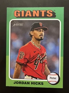 2024 Topps Heritage High Number - Jordan Hicks #525 Green Border - Bild 1 von 1
