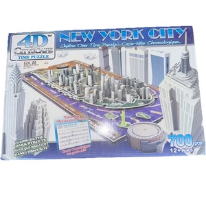 ✨️NEW 4D Cityscape New York City Skyline Timeline Puzzle Sealed Glow In Dark 700 - Picture 1 of 6